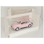 Norev Jet-car 1:43 Volkswagen Beetle 1973 Surfboard pink